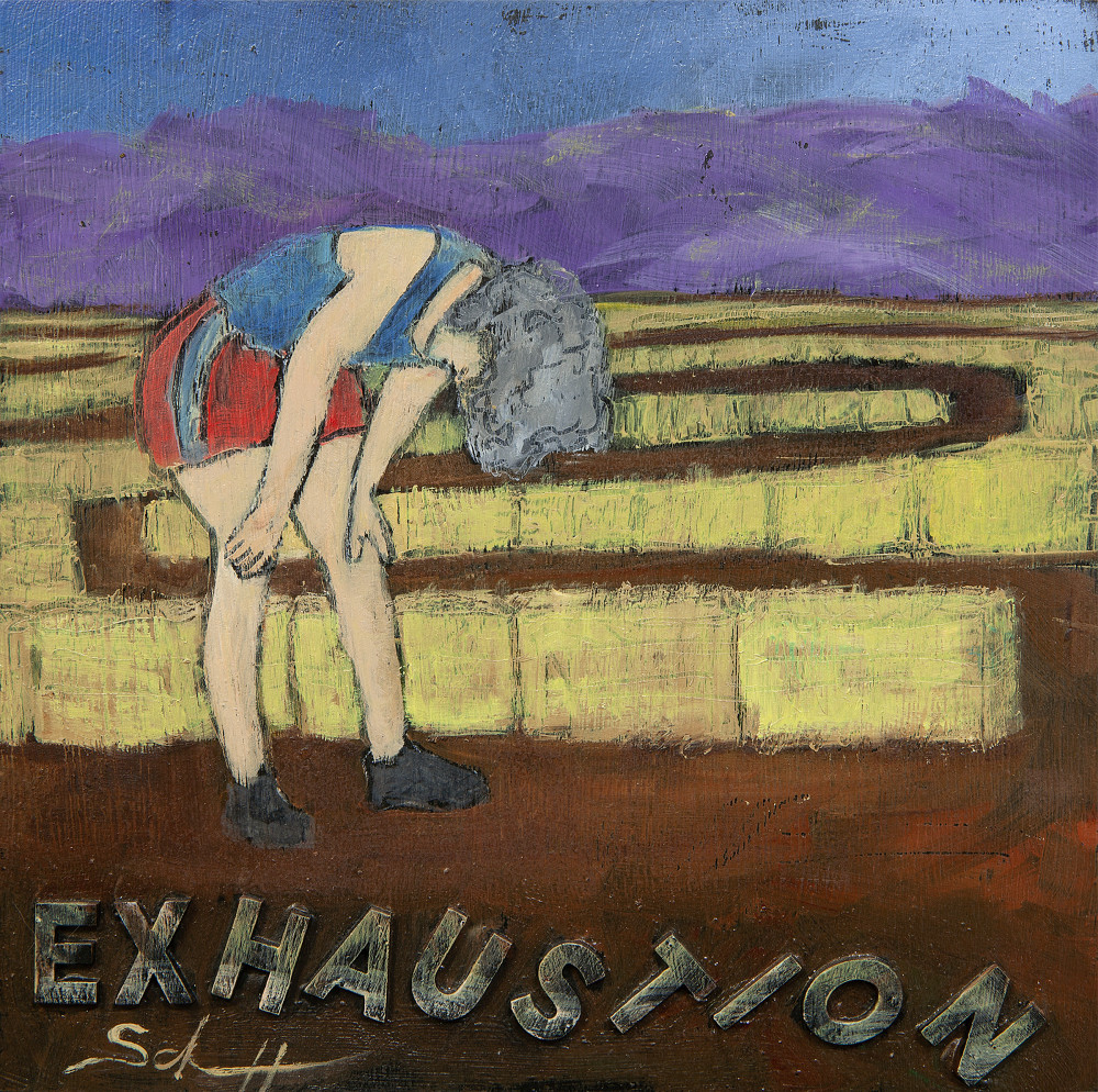 Exhaustion Art | Elaine Schaefer Hudson Art