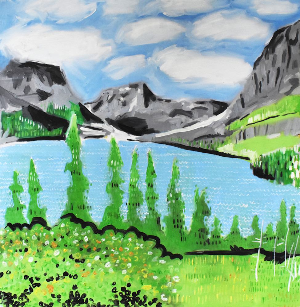 Saint Mary Lake Painting