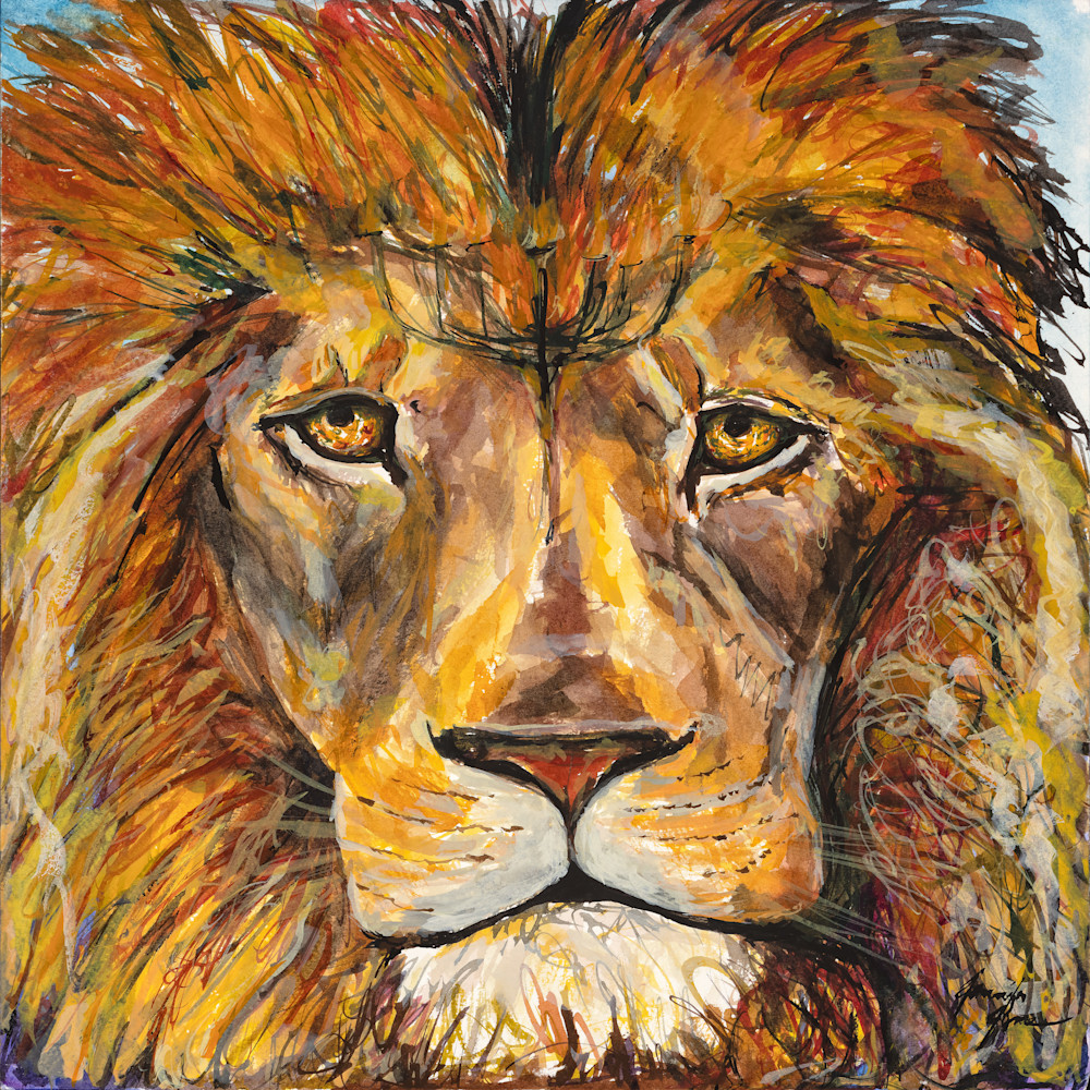 "Lion of Judah : Menorah"