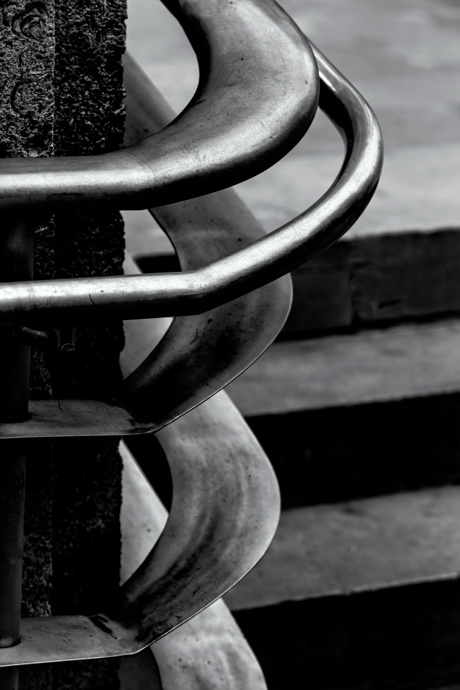 Abstract Image of Handrails at Houston Texas City Hall