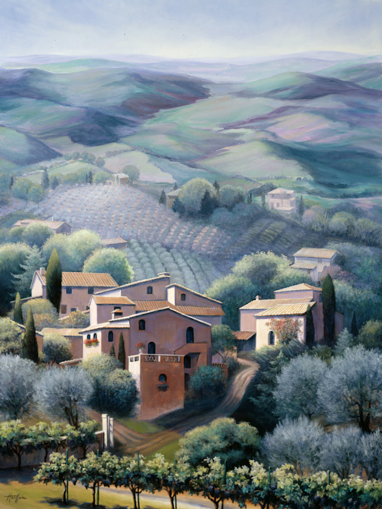 Italian Hills Art | Oilartist - Haeffele Fine Art