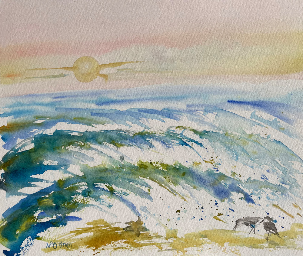 Sunset Beach Art | Color Splash Ranch