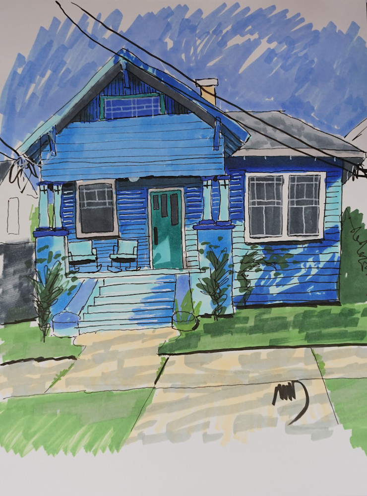 Blue Porch Art | Matt Dawson Art