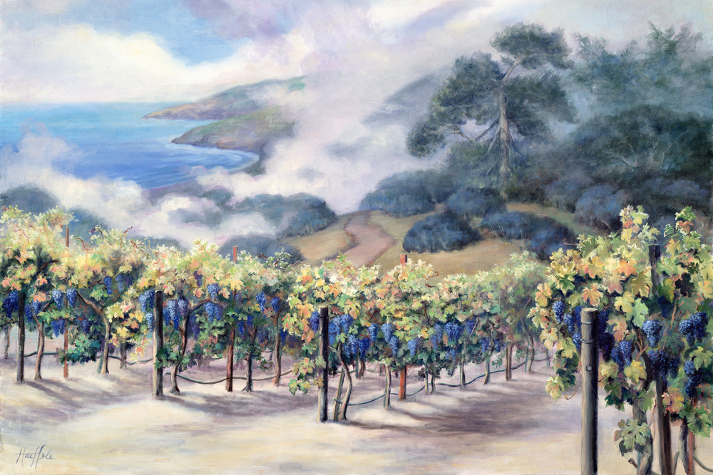 Monterey Vineyard Art | Oilartist - Haeffele Fine Art