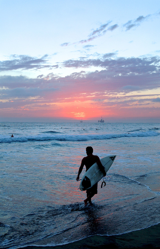 Sunset Surfer 2004 Art | Shaun McGrath Photography