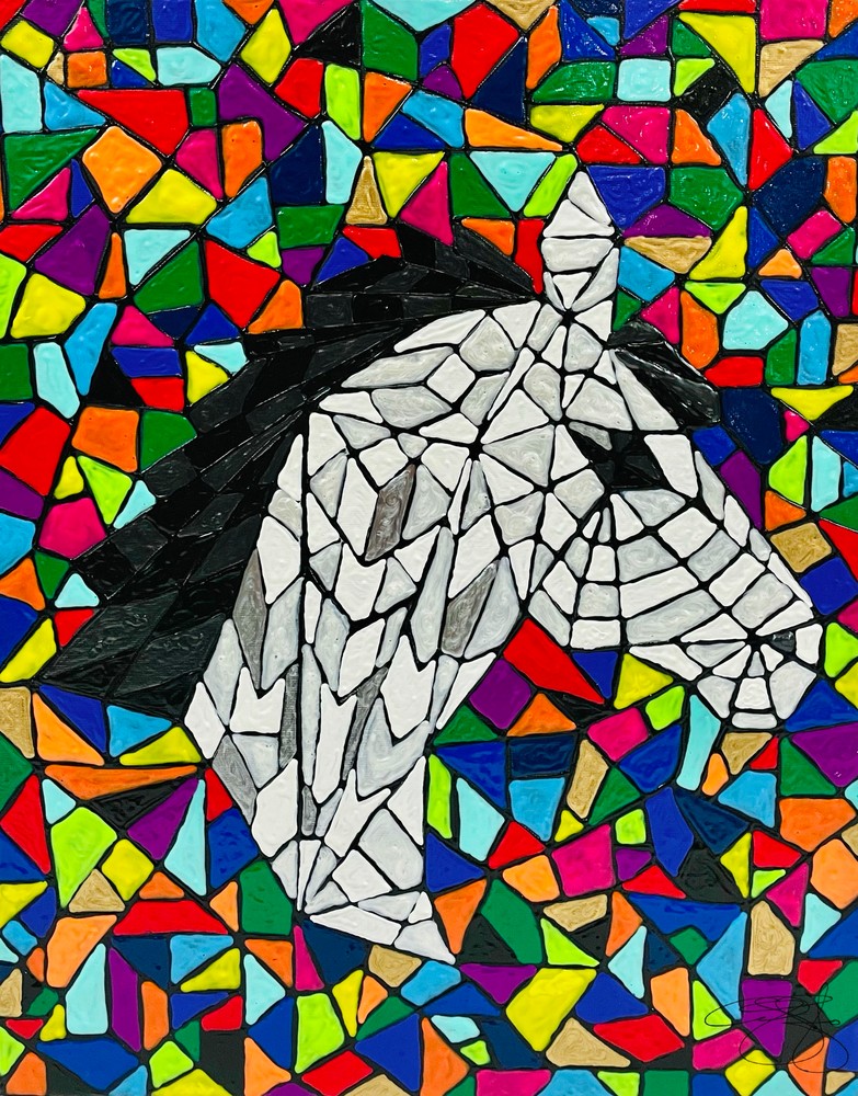 Horse Mosaic Art | Anthony Joseph Art Gallery