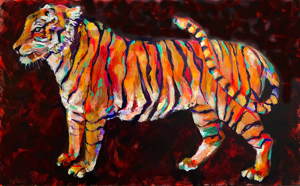 Tiger On The Prowl Art | Rick Osborn Art