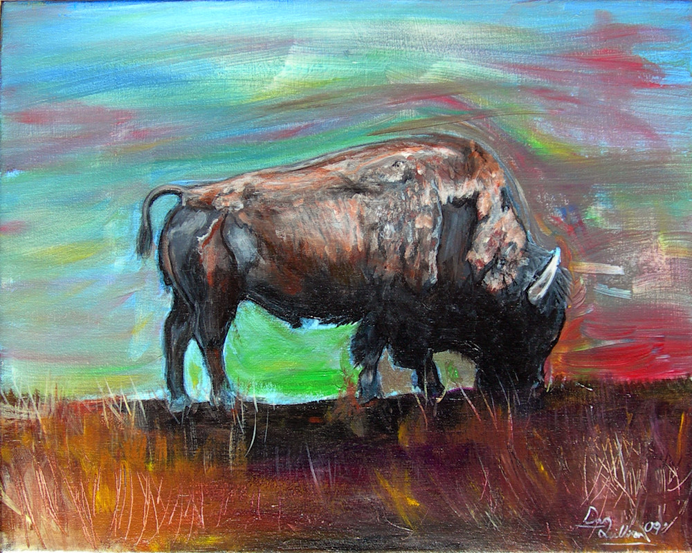 Wy Bison Art | Dpqstudios