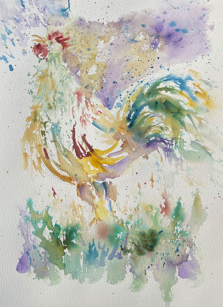 Something To Crow About Art | Color Splash Ranch