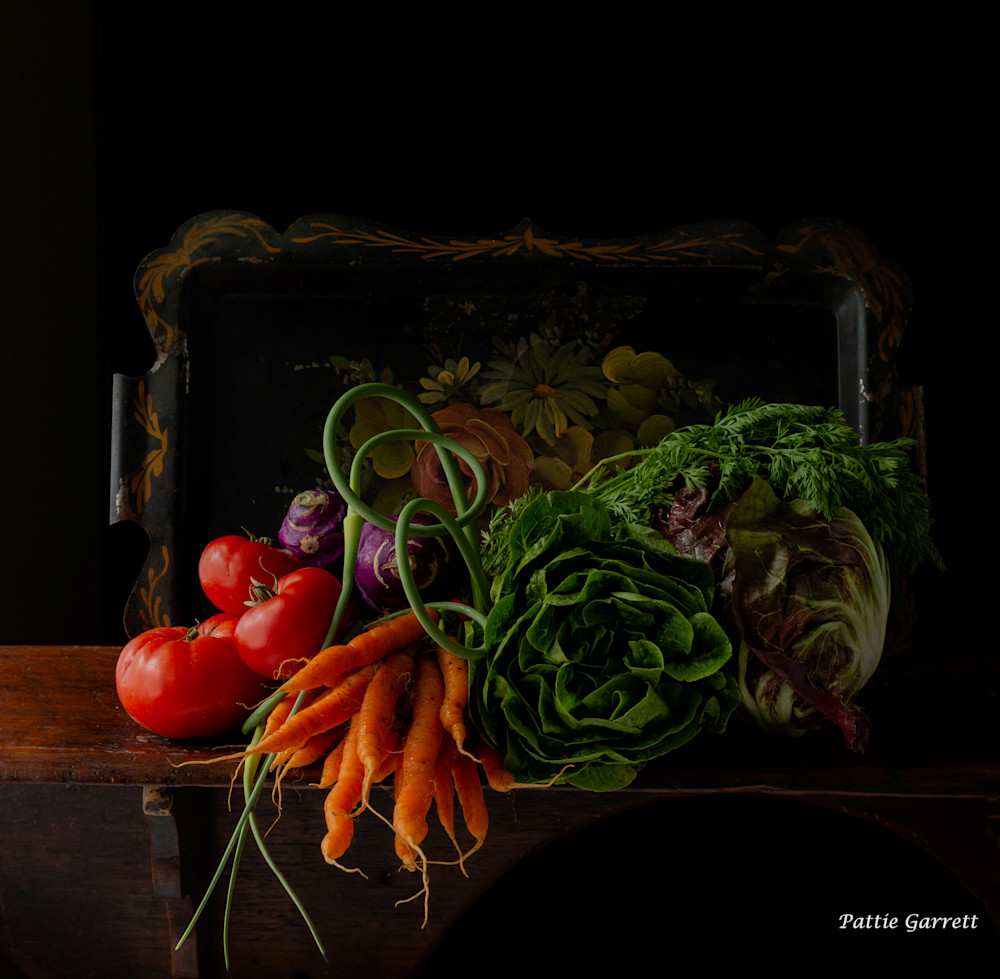 Vegetables With Tray Art | TC Gallery