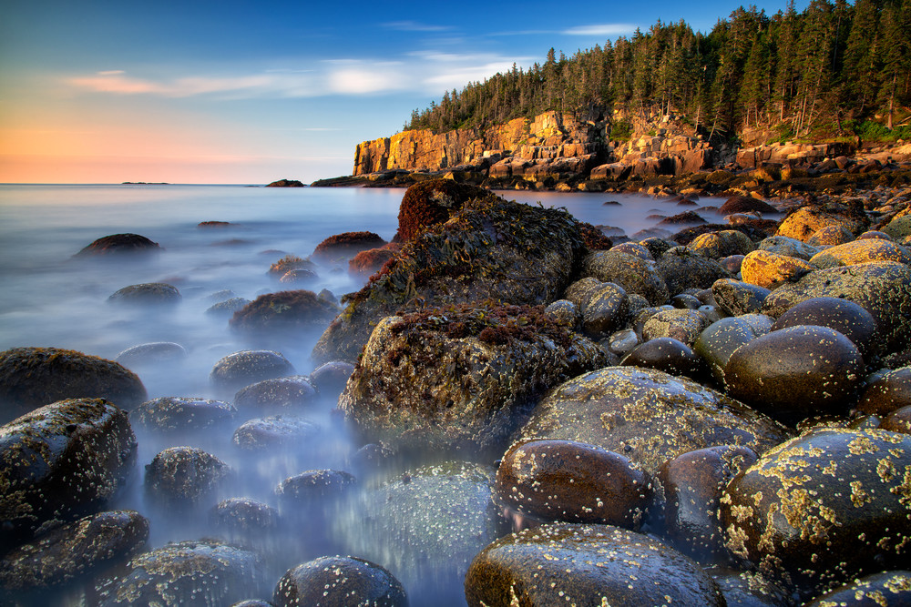 Sunrise at Boulder Beach - Acadia National Park fine-art photography prints
