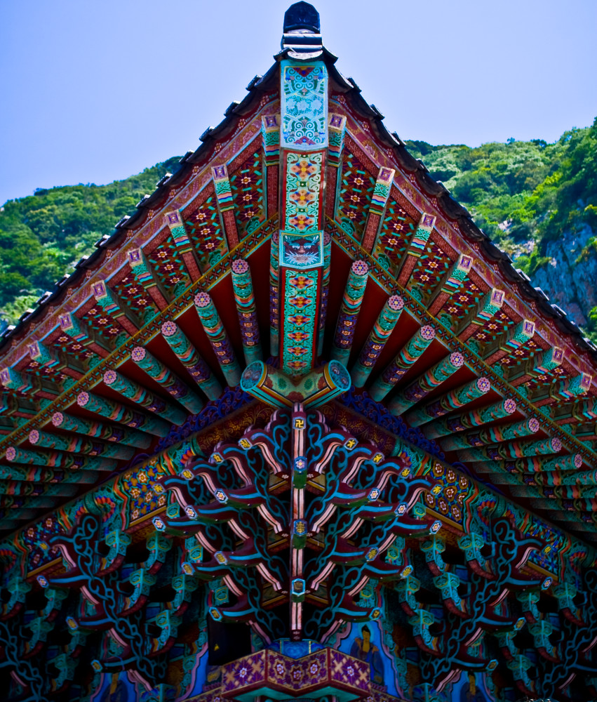 Korean Temple Roof Photography Art | Nathan Murray Photography 