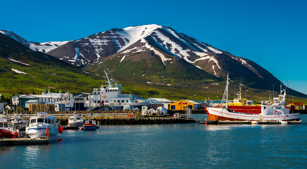 Iceland Harbour Photography Art | Vaughn Bender Photography