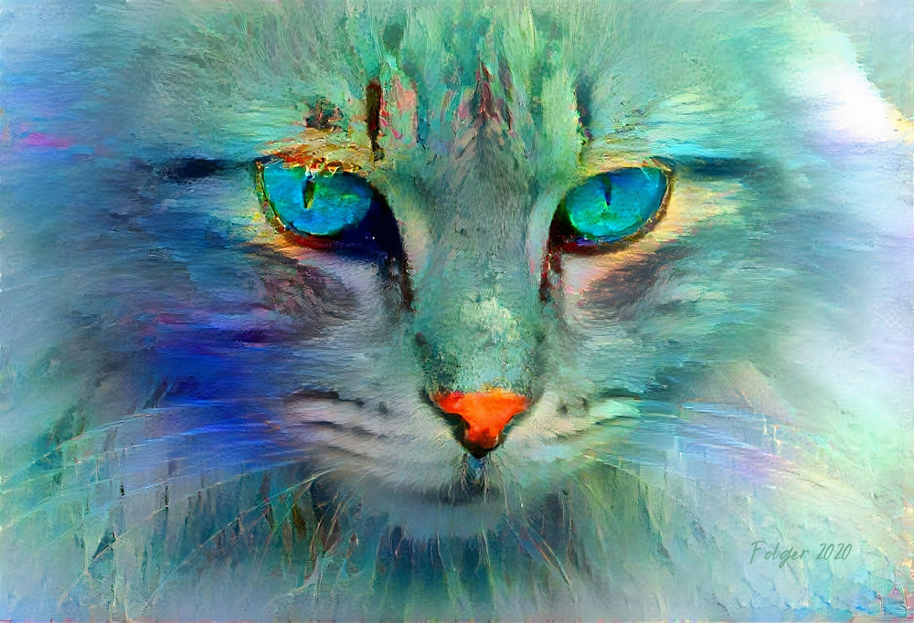 Feline Pastel Art | Jacob Folger Artist
