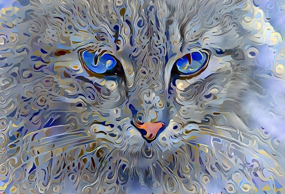 Filigrees Cat Art | Jacob Folger Artist