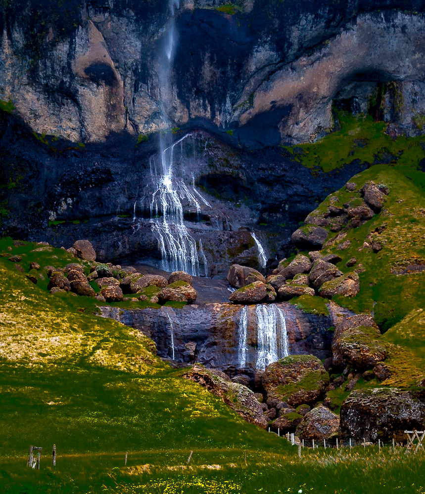 Waterfall   Iceland Photography Art | Vaughn Bender Photography