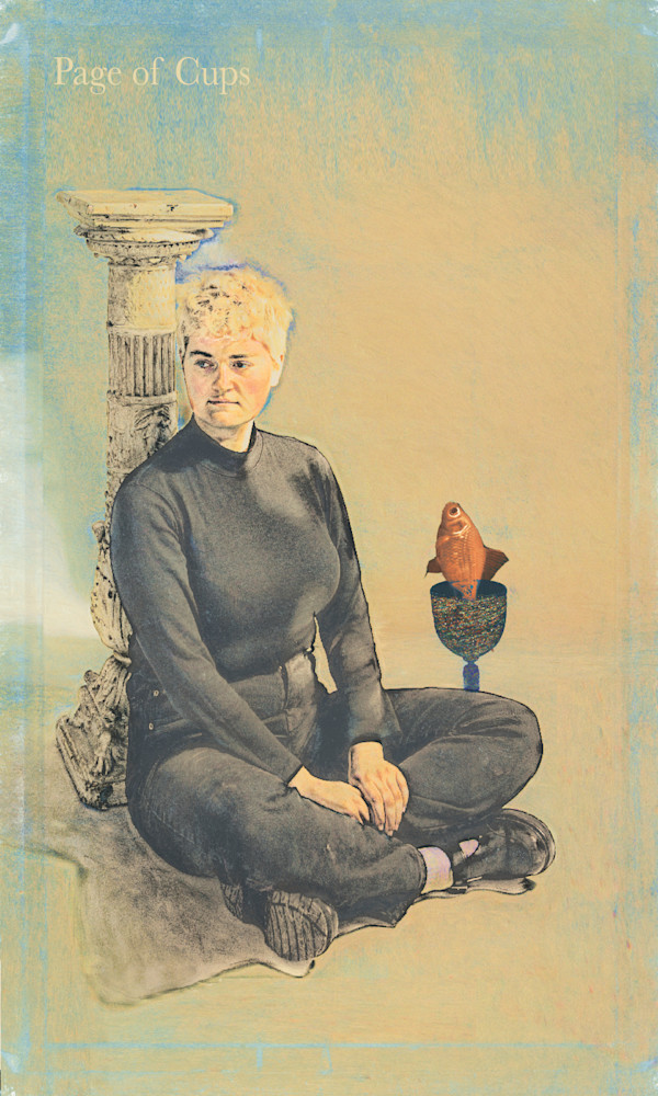 Page Of Cups  Art | maryannhessfineart