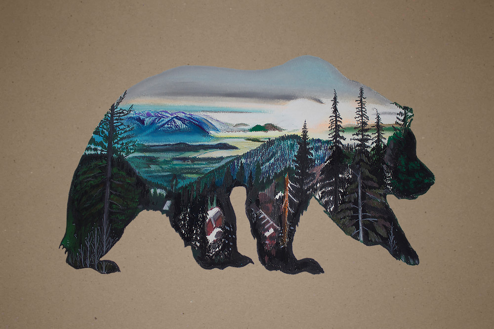 Bear Sunrise  Brown Art | Thom Shepherd Art