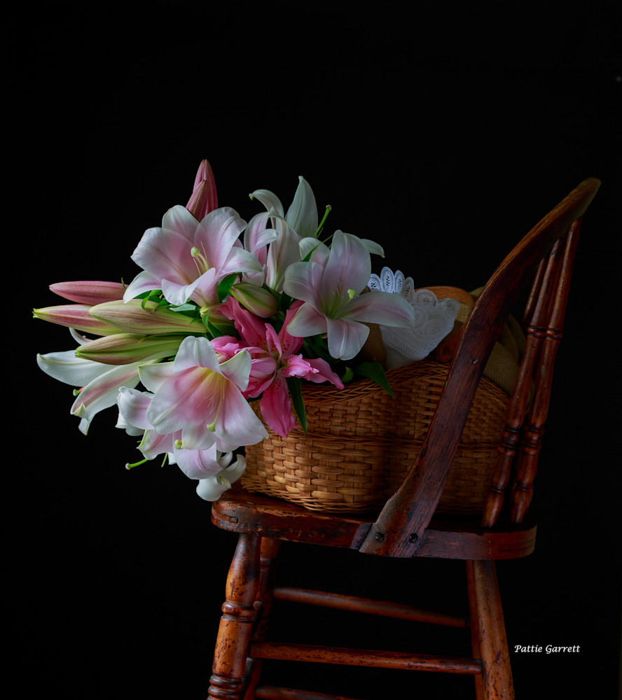 Lilies On Chair 1 Art | TC Gallery