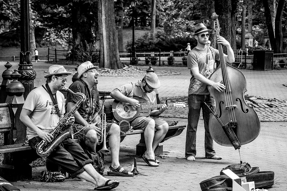 Making Music In Central Park Photography Art | Nick Levitin Photography