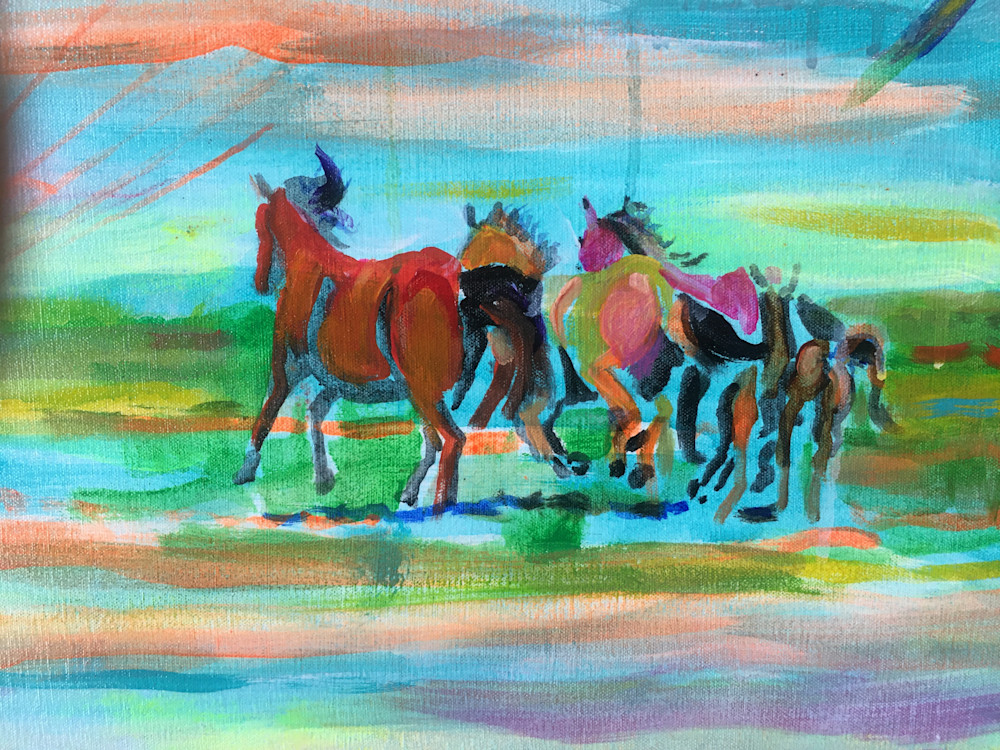 Horses, Peru Art | annewhitehurst
