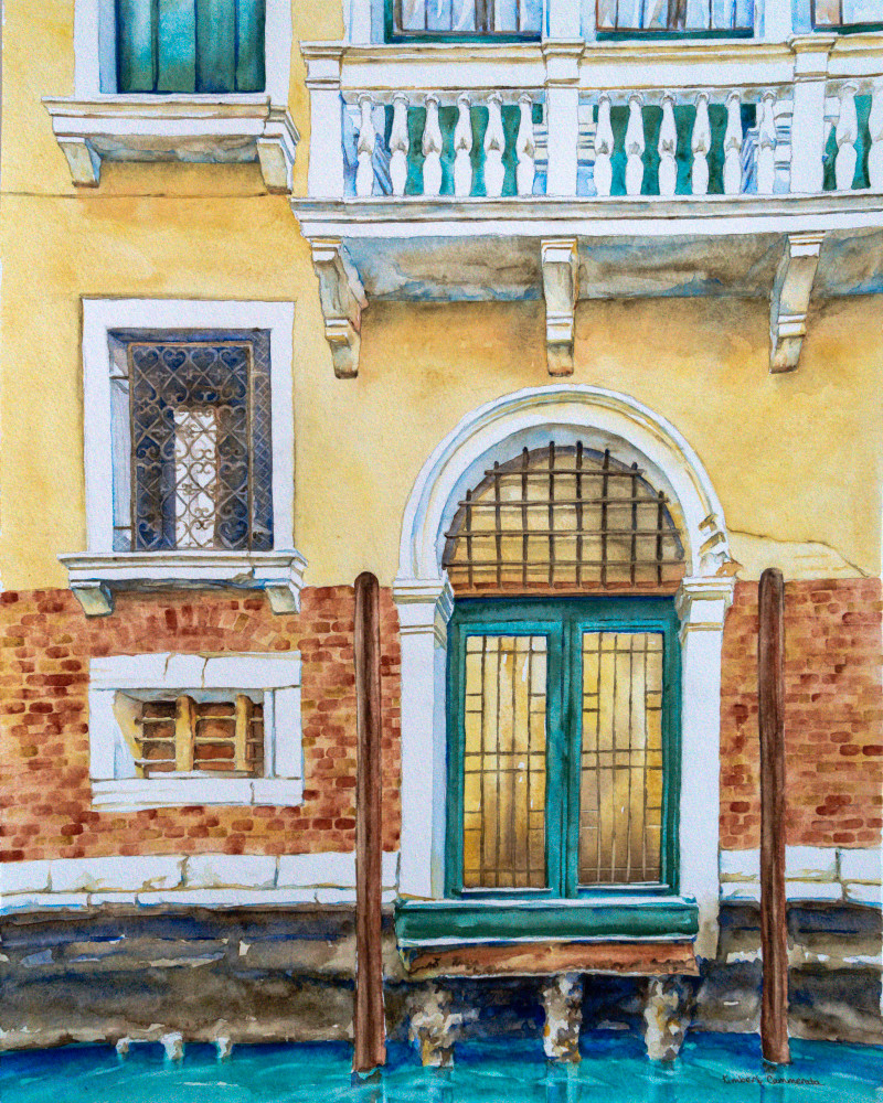 Vecchia Murano, Venezia Art | Kimberly Cammerata - Watercolors of the Sun: Paintings of Italy
