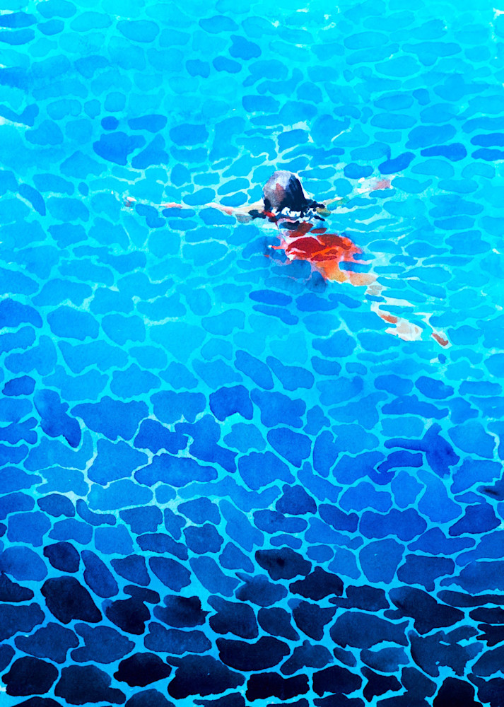 Swimmer #1 Art | Steven Dragan Fine Art