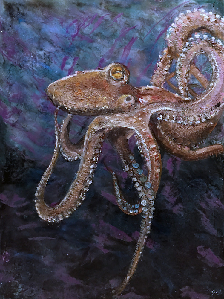 Encaustic Octopus #2 Art | Dpqstudios