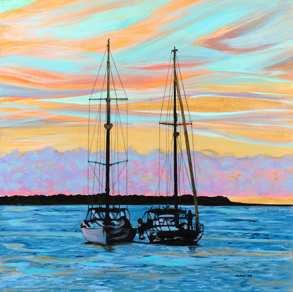 Key Largo Sunset 2 Art | Pamela Trueblood Fine Art