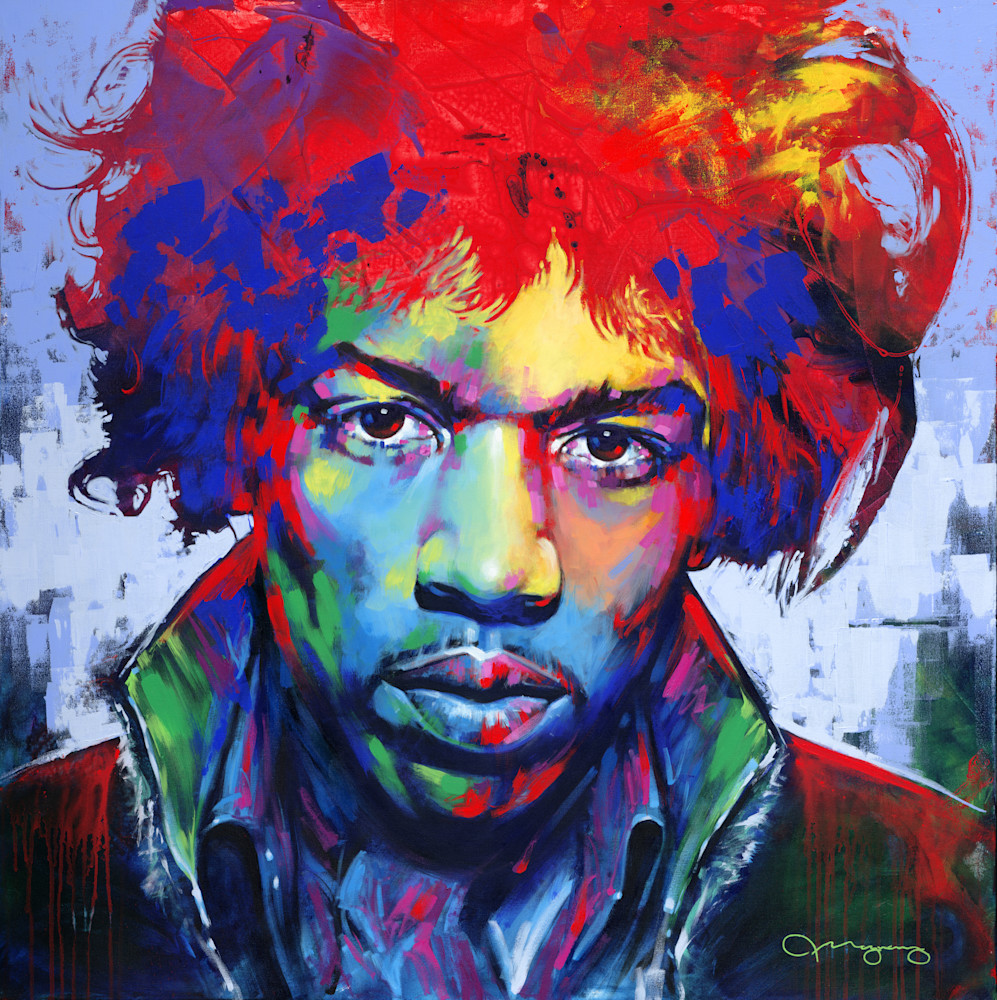 Jimi Hendrix 6 Art | J. Magurany Studios Inc.