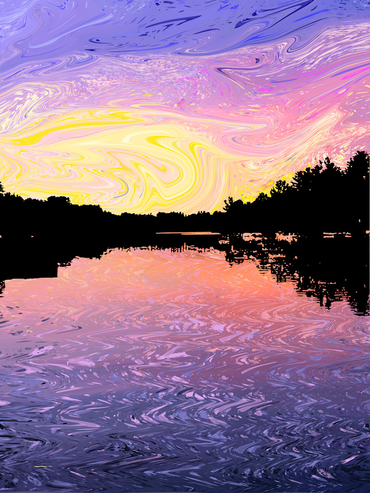 Sunset On The Rideau River Art | Elena Lipkowski Fine Arts