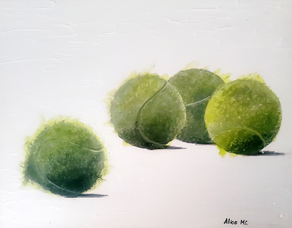 Tennis Balls Art | Alice MC