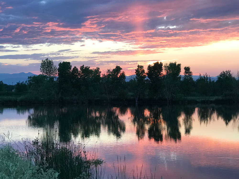 Pink Cloud Reflections Art | Hamilton Fine Art LLC