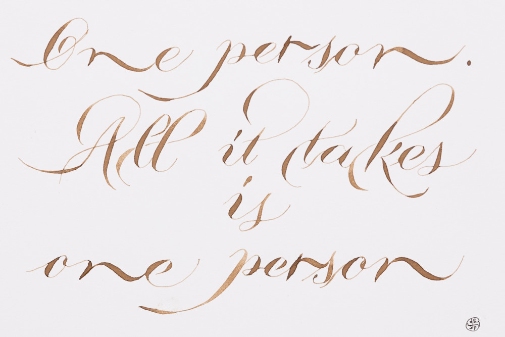 ASquareWatermelon - Art, Calligraphy-One Person
