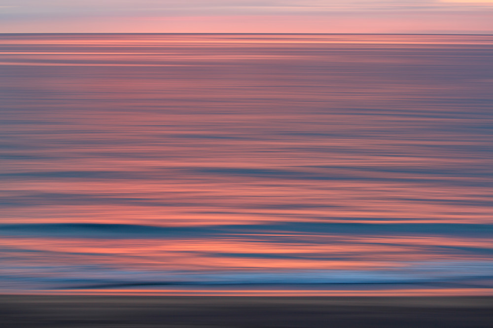 Sunset Reflection And Beach Blur Ii S6 A7315 Skardavik West Iceland Photography Art | Clemens Vanderwerf Photography
