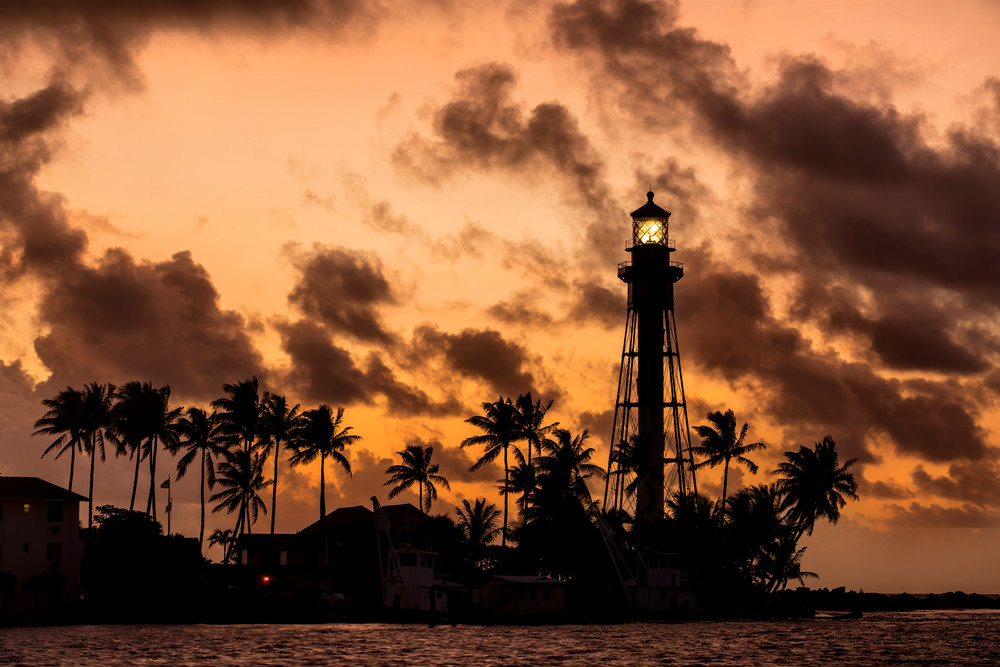Lighthouse At Lighthouse Point 83 A0270 Pompano Beach Fl Usa Photography Art | Clemens Vanderwerf Photography