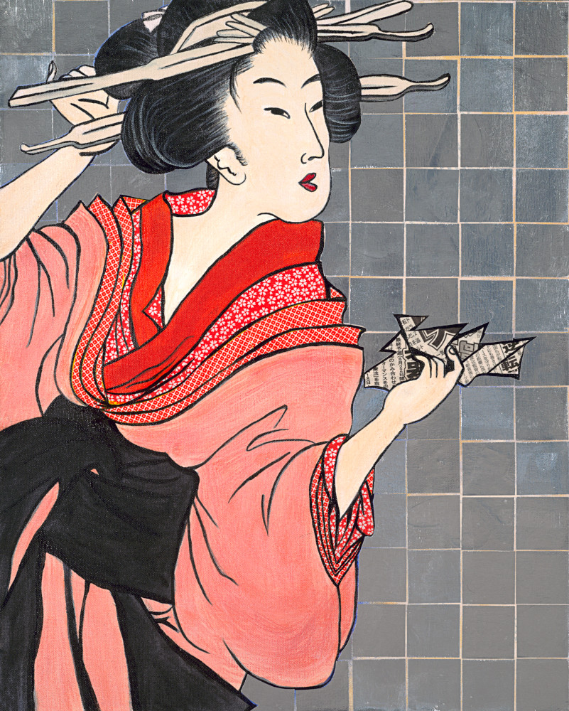 Geisha With Silver #1 Art | nicollettesmith