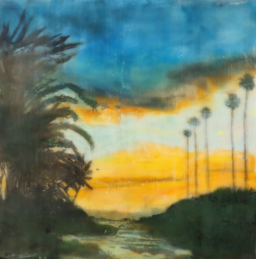 Palms At Sunset Art | annbreinig