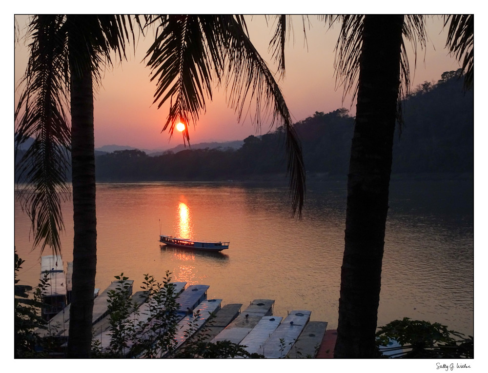 Sunset On The Mekong Art | TC Gallery