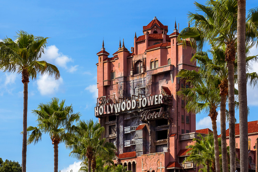 The Hollywood Tower Hotel Sunlight Photography Art William Drew Photography