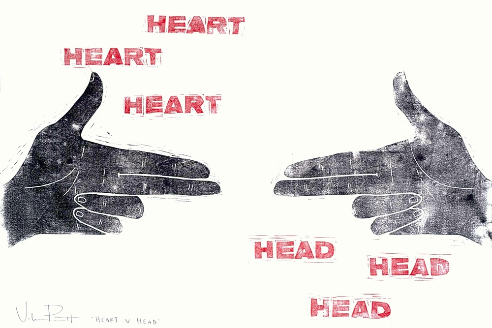 Heart V. Head Art | Valerie Perreault