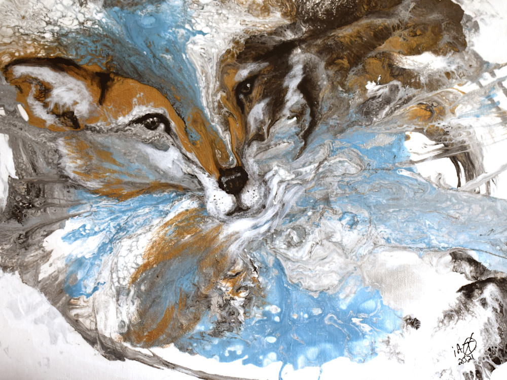 Hello Fox   Print Art | iANOTY Art