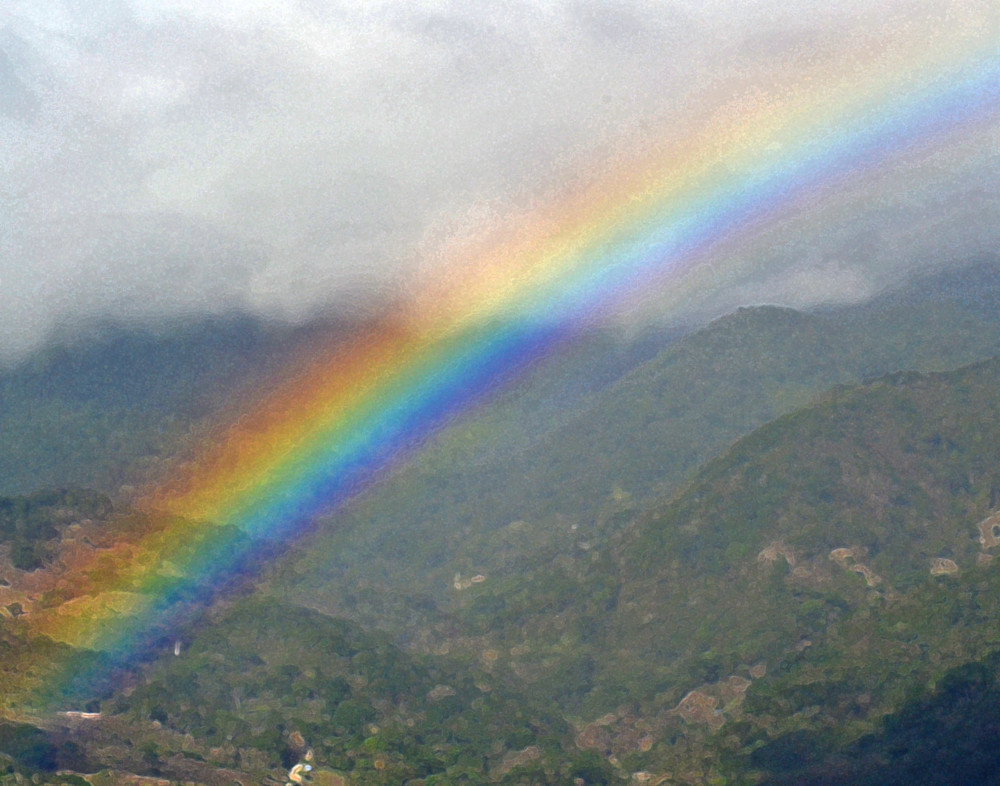 Rainbow In Costa Rica Photography Art | Photo Folk