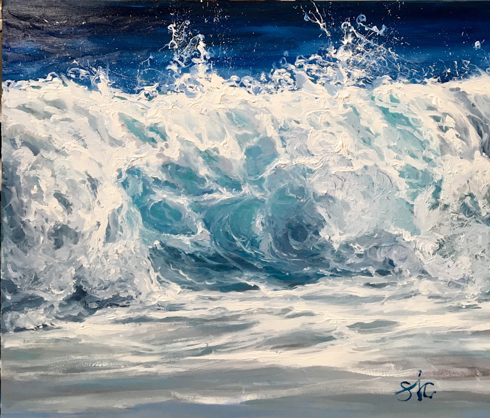 Wild Blue Wave Art | Lazyriver Gallery