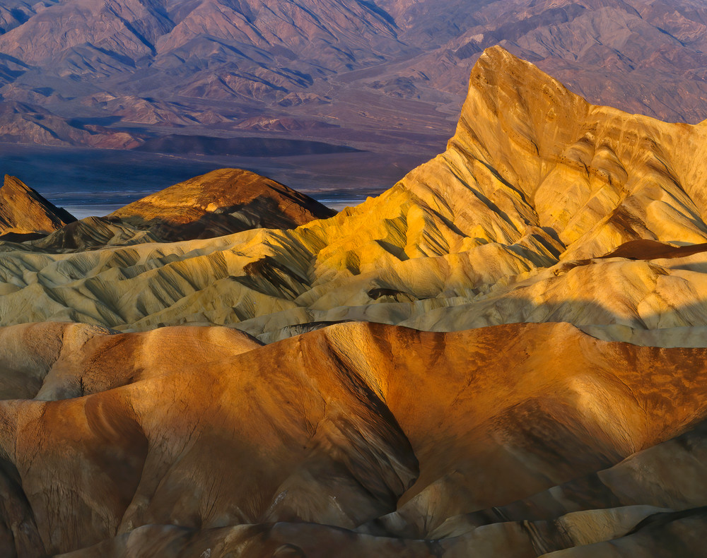 Zabriskie Point Morning Sunrise, Death Valley, California Photography Art | Dana Echols Photography 