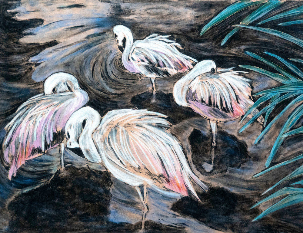 Flamingo Day Art | Artist Melinda Esparza