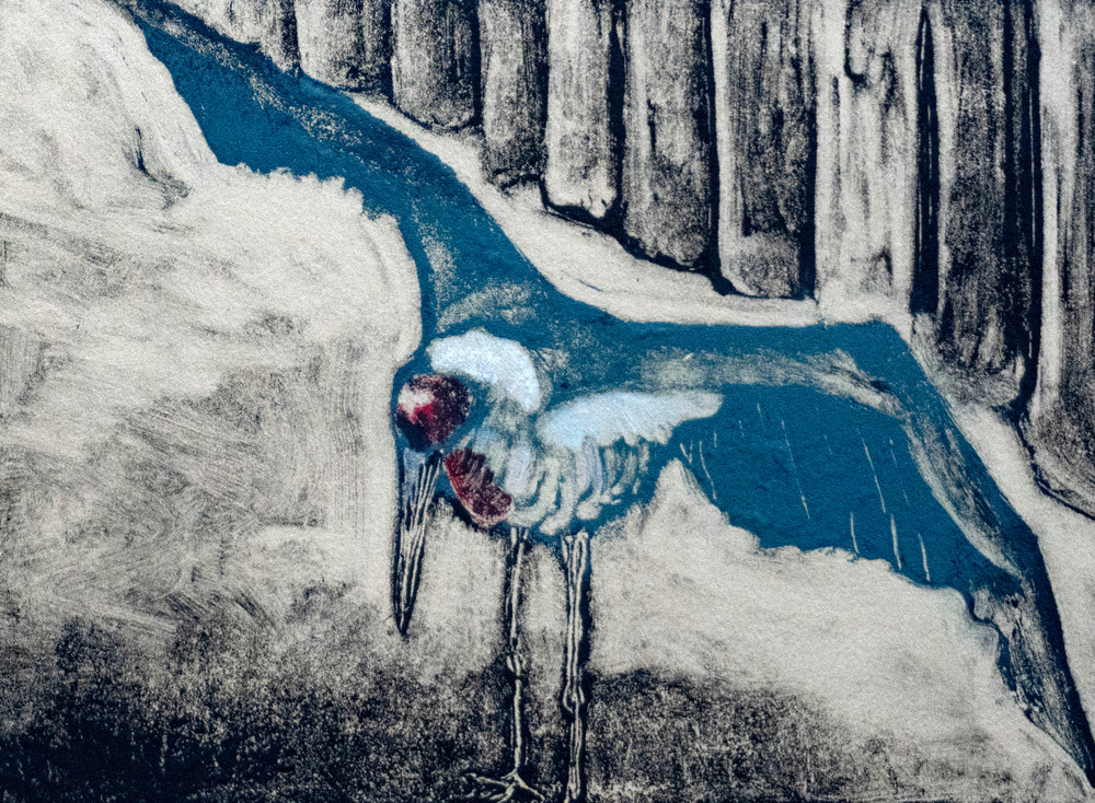 Blue Stork Art | Artist Melinda Esparza