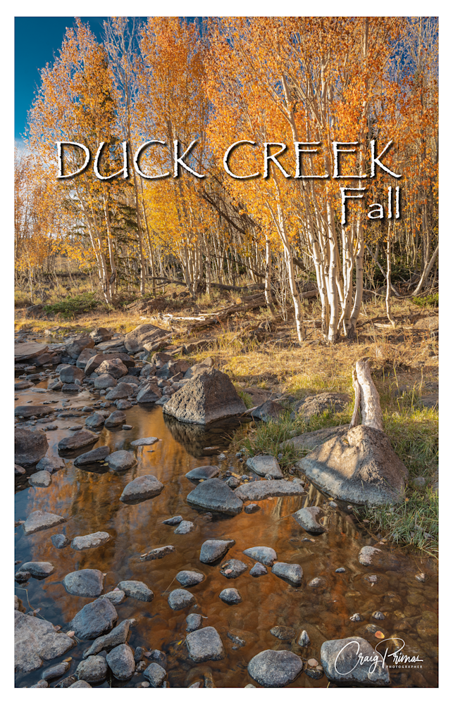 Duck Creek Fall Poster Photography Art | Craig Primas Photography