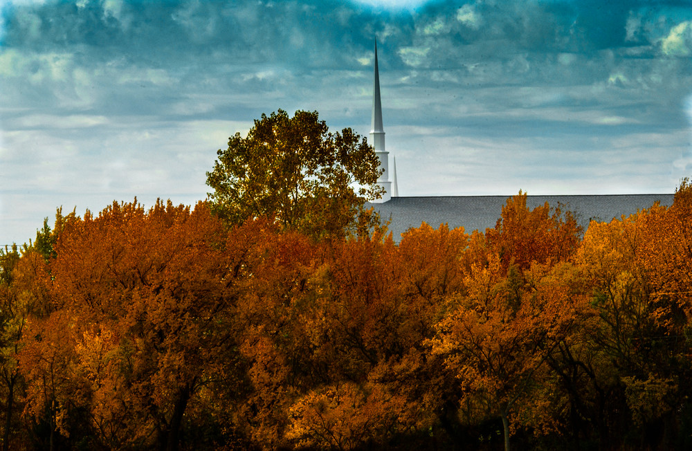 Fall Color First Baptist Chirch Decatur, Texas