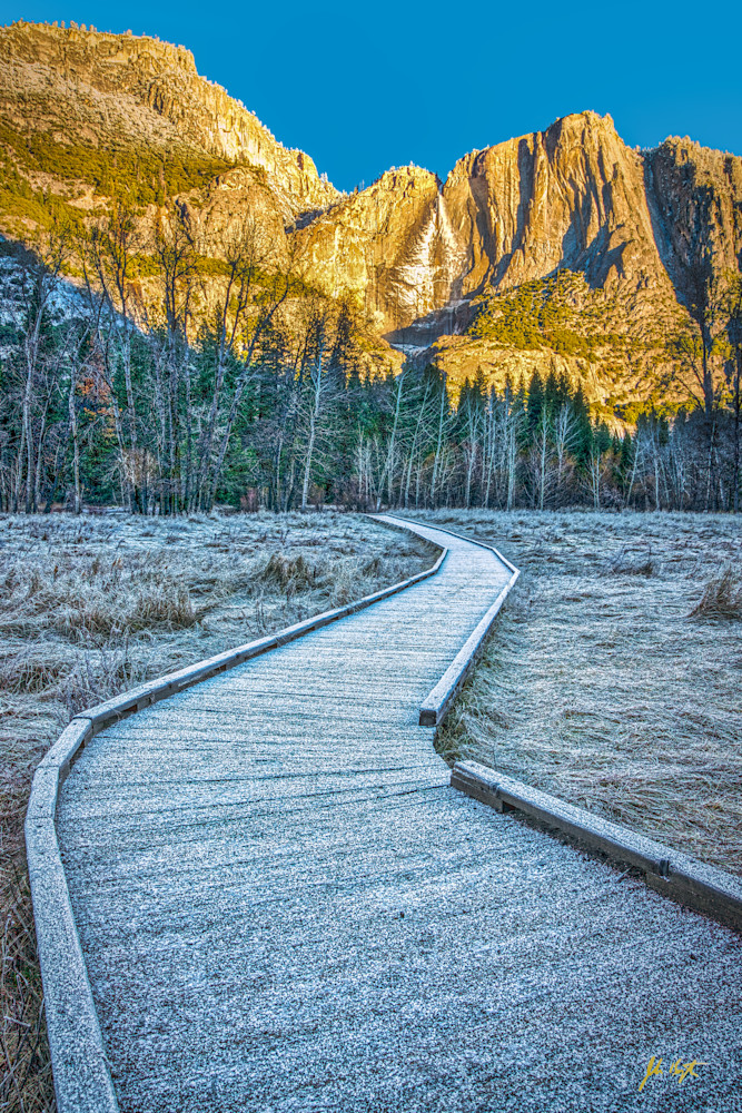 Sunrise At Yosemite Falls Photography Art | John Kennington Photography